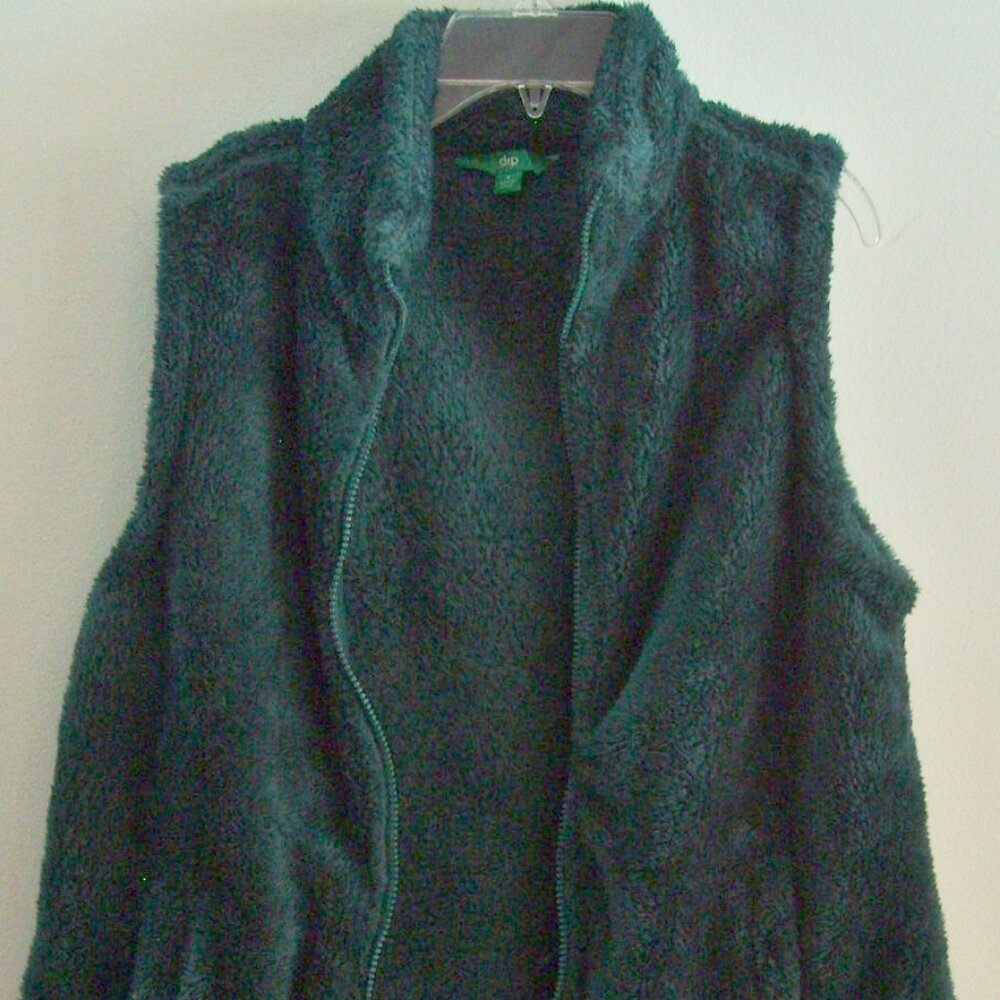 Hunter Green Velour Vest
